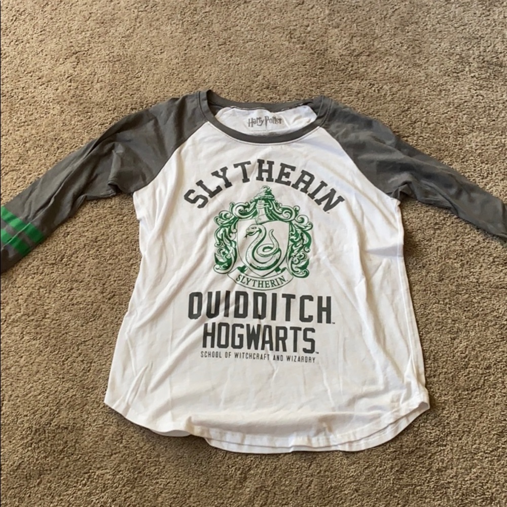 Harry Potter Slytherin 3/4 Tee
